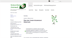 Desktop Screenshot of kraeuterland-steiermark.at